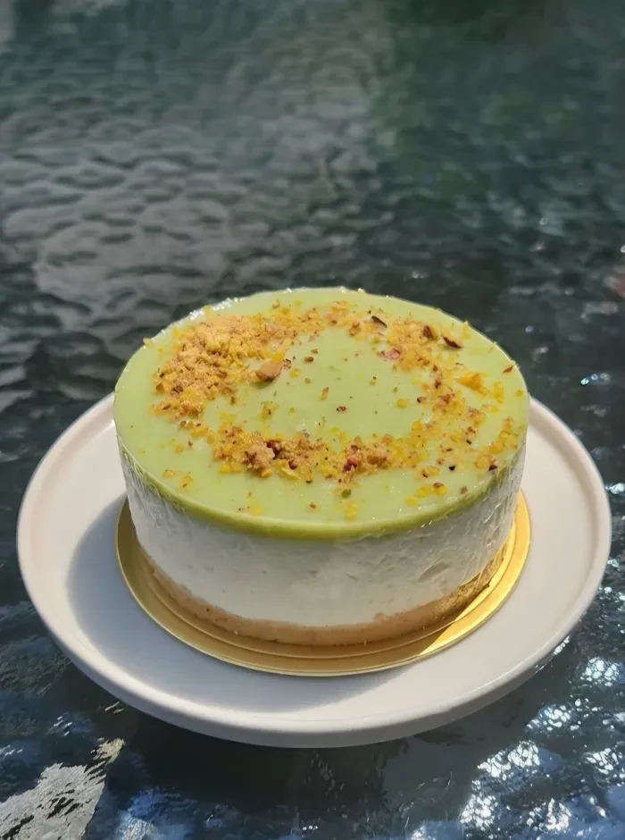 Mousse cheesecake pistacho