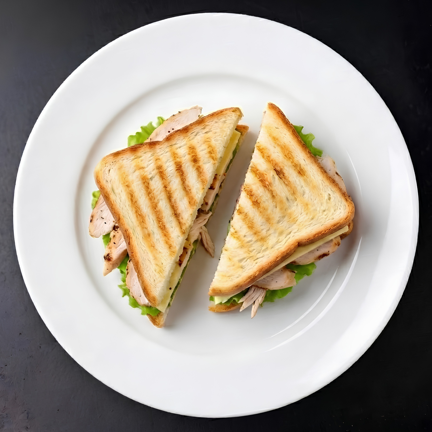 Toast with Chicken